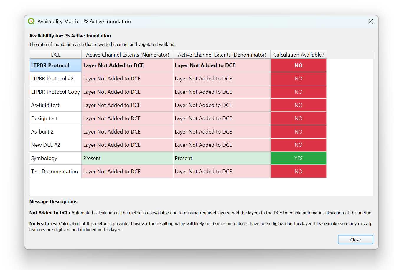 qa-qc window